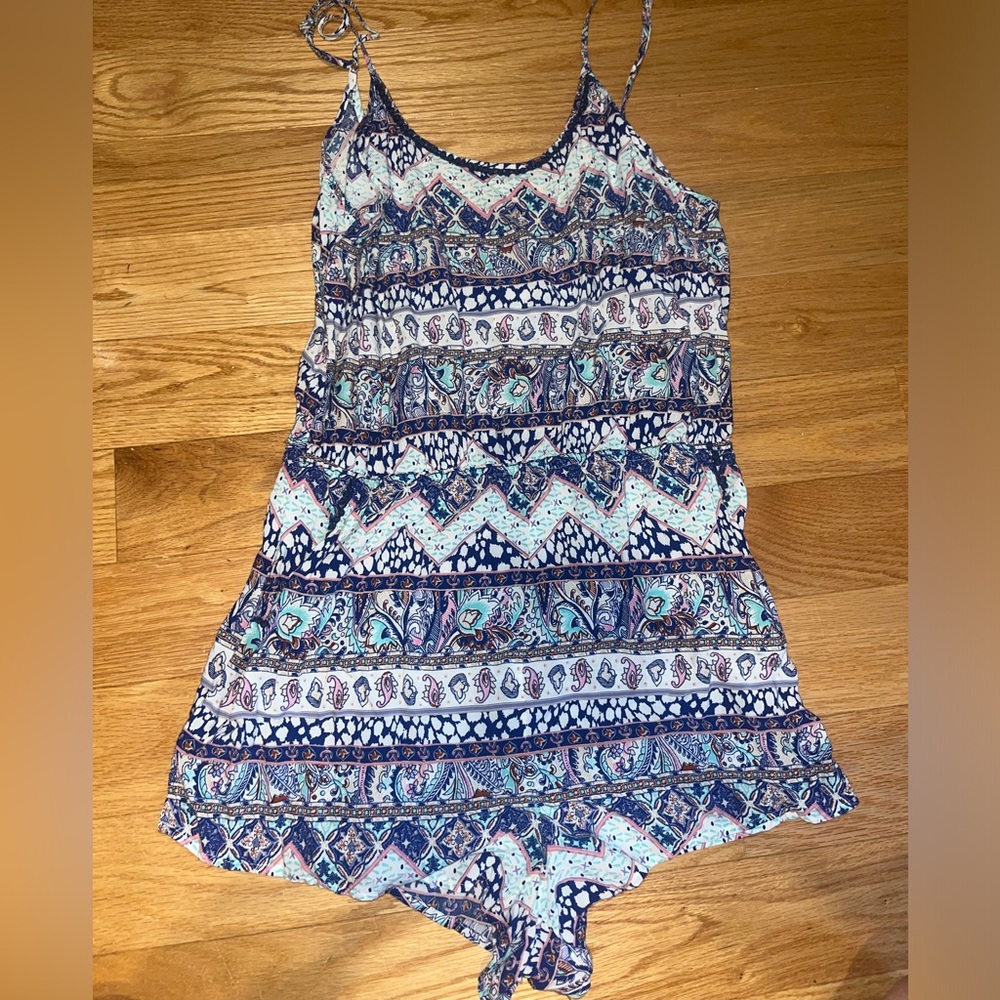 Patterned Victoria Secret romper in size medium.